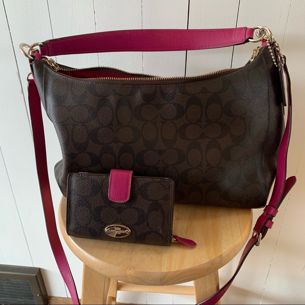 Coach purse and wallet